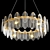 Luxury Crystal Metal Chandelier Collection 3D model small image 3