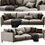 Modern BoConcept Fargo Sofa Design 3D model small image 1