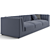 Luxury Trussardi Casa Relief Sofa 3D model small image 3