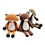 Wild Cub Plush Toys 3D model small image 2