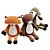 Wild Cub Plush Toys 3D model small image 5