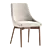 Contemporary Linen Side Chair - 3D Model 3D model small image 2