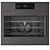 Bosch Single Wall Oven, Silver-Black 3D model small image 3