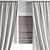 Premium Polygonal Curtain Model 3D model small image 4