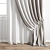 Premium Polygonal Curtain Model 3D model small image 5