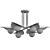 Favourite Kernel 2366-6P Chandelier 3D model small image 2