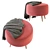 Contemporary ALICE Pouf Missana 3D model small image 4