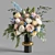 Elegant Floral Wedding Centerpiece Bouquet 3D model small image 1