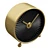 Retro-Glam Brass Clock 3D model small image 5