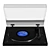 Bluetooth Turntable with Built-In Phono Stage 3D model small image 5