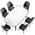 Elegant Konyshev Dining Set 3D model small image 5