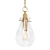 Aged Brass Ivy LED Pendant 3D model small image 1