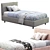 Paco Modern Single Bed Design 3D model small image 4