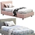 Paco Modern Single Bed Design 3D model small image 5