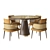 Modern Dining Table Chair Set 3D model small image 5