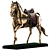 Elegant Veronese Horse Figurine 3D model small image 1