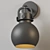 Bold Metal Wall Light 3D model small image 4