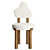 Agatha 09 Oak Dining Chair 3D model small image 4
