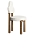 Agatha 09 Oak Dining Chair 3D model small image 6