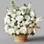 Elegant Wedding Floral Decor Set 3D model small image 1