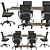 Modern Office Conference Table 2015 3D model small image 2