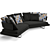 B&B Italia Arne Modern Sofa 3D model small image 5