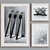 Modern Dining Utensils Picture Frame Set 3D model small image 5