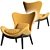 Modern Lounge Chair Lazy Home 3D model small image 3
