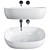 Antoniolupi SENSO Countertop Washbasin 3D model small image 1