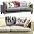 Modern Karlstad Sofa by Ikea 3D model small image 1