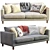 Modern Karlstad Sofa by Ikea 3D model small image 2