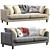 Modern Karlstad Sofa by Ikea 3D model small image 5