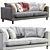 Modern Karlstad Sofa by Ikea 3D model small image 6