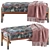 Etro Woodstock Ottoman: Luxury Home Interiors 3D model small image 3