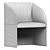 Sleek Modern La Cividina Armchair 3D model small image 5