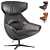 Contemporary Porto Chair Design 3D model small image 1