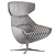 Contemporary Porto Chair Design 3D model small image 6