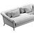 Elegant Parlor Sofa, Non-overlapping Unwrapped 3D model small image 3
