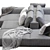Modern Westside Sofa Design 3D model small image 2