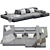 Modern Westside Sofa Design 3D model small image 3