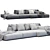 Modern Westside Sofa Design 3D model small image 4