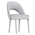 Elegant Amour Fabric Chair Model 3D model small image 4