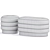 Luxury Ribbed Ottoman Poufs 3D model small image 4