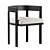 Sleek Hugo Dining Chair 3D model small image 1