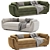 Since there is no description provided in Russian, the title for the "Moro sofa" could be:
Cozy Modern Moro Sofa 3D model small image 1