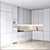  Modern Kitchen Setup with Miele & Brizo 3D model small image 6