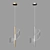 Twisted LED Pendant - Ornella 3D model small image 3
