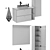 Ikea Godmorgon Bathroom Furniture Set 3D model small image 4