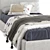 Cozy Upholstered Bed 242 3D model small image 6