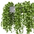 Metal Box Indoor Hanging Plants 3D model small image 3